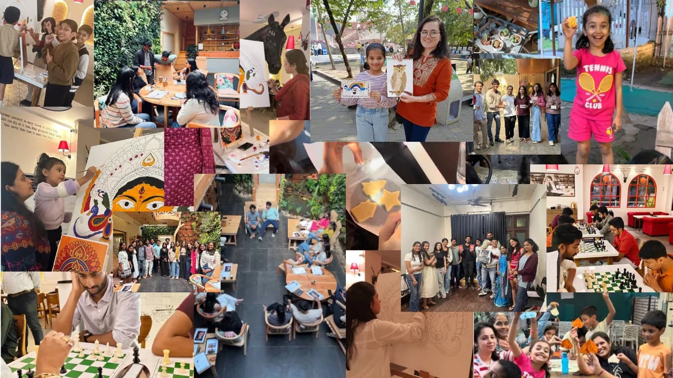 Creative workshops collage